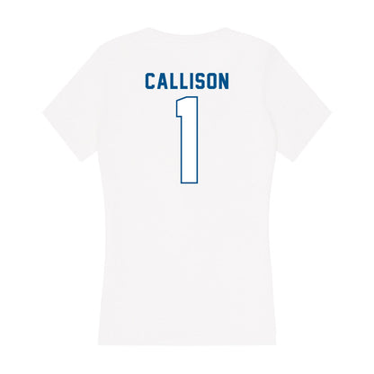 SSU - NCAA Baseball : Shane Callison - Women's V-Neck T-Shirt-1