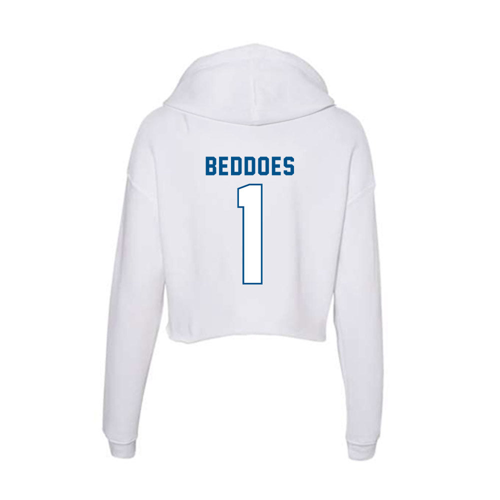 SSU - NCAA Women's Soccer : Ariana Beddoes - Women's Crop Fleece Hoodie-1