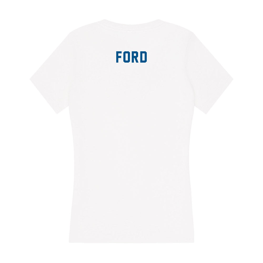 SSU - NCAA Women's Track & Field : Ariyah Ford - Women's V-Neck T-Shirt-1