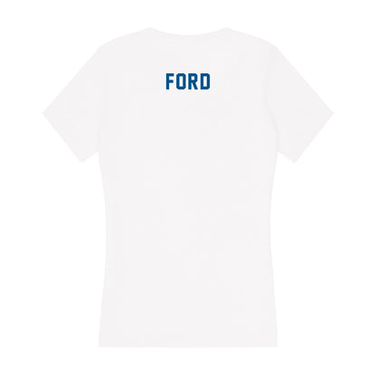 SSU - NCAA Women's Track & Field : Ariyah Ford - Women's V-Neck T-Shirt-1