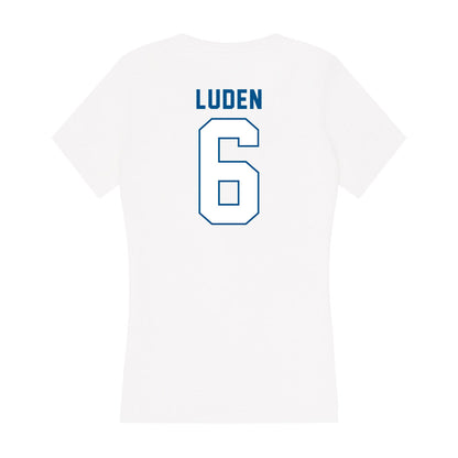 SSU - NCAA Softball : Daniela Luden - Women's V-Neck T-Shirt-1