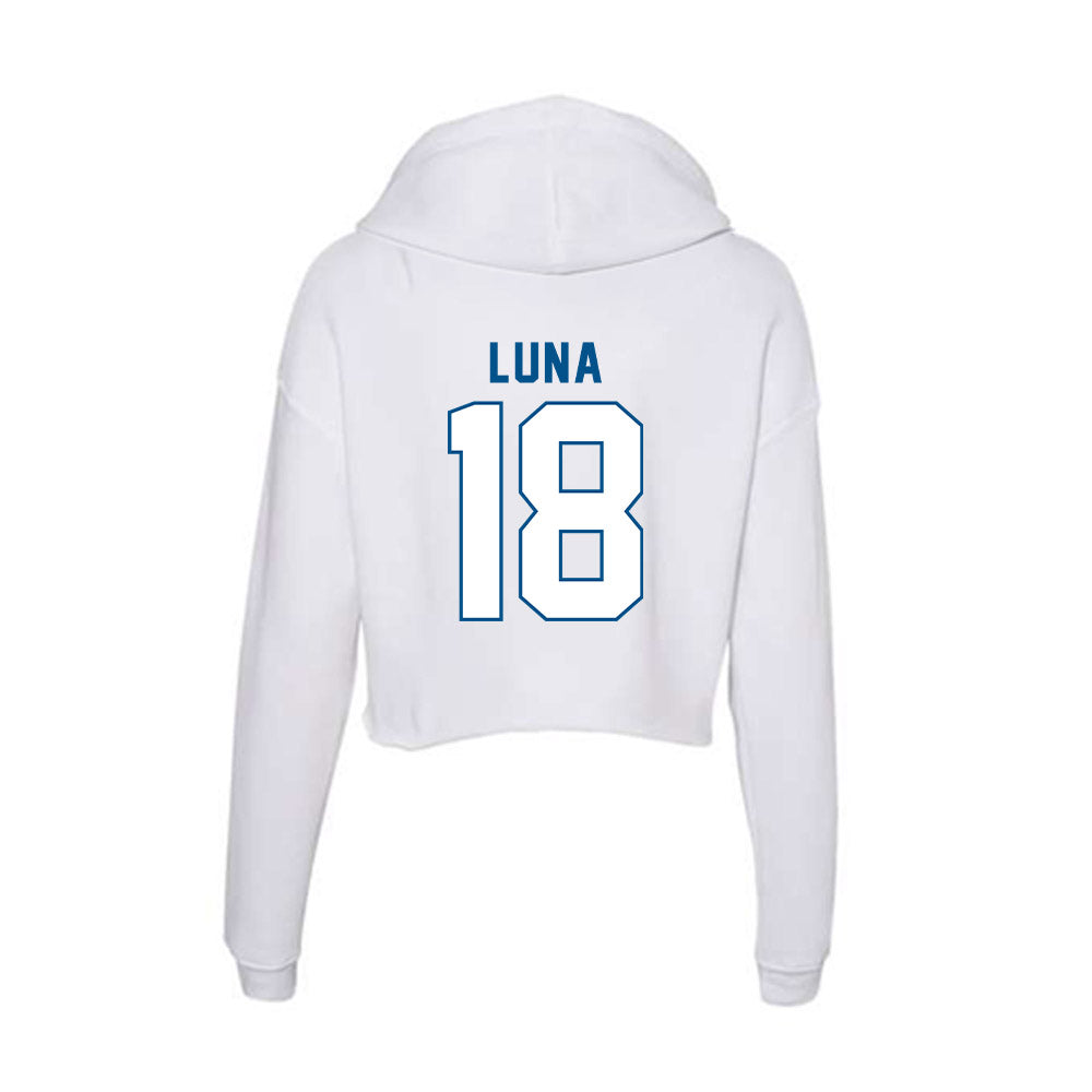 SSU - NCAA Baseball : Herman Luna - Women's Crop Fleece Hoodie-1