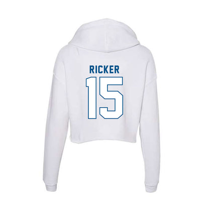 SSU - NCAA Women's Soccer : Ava Ricker - Women's Crop Fleece Hoodie-1