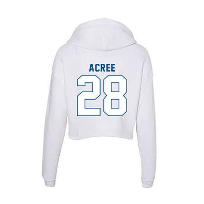 SSU - NCAA Women's Soccer : Kayleigh Acree - Women's Crop Fleece Hoodie-1