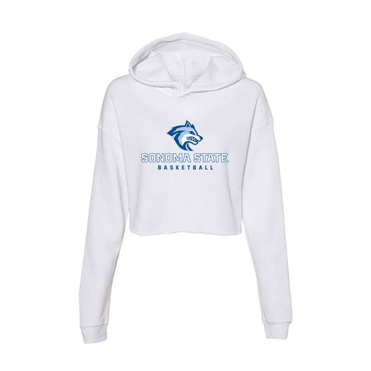 SSU - NCAA Men's Basketball : Markees Williams - Women's Crop Fleece Hoodie-0