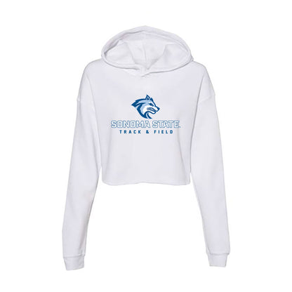 SSU - NCAA Women's Track & Field : Itzel Barrios - Women's Crop Fleece Hoodie-0