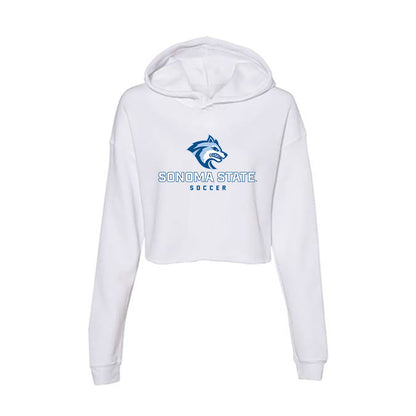 SSU - NCAA Men's Soccer : Jvon Cunningham - Women's Crop Fleece Hoodie-0