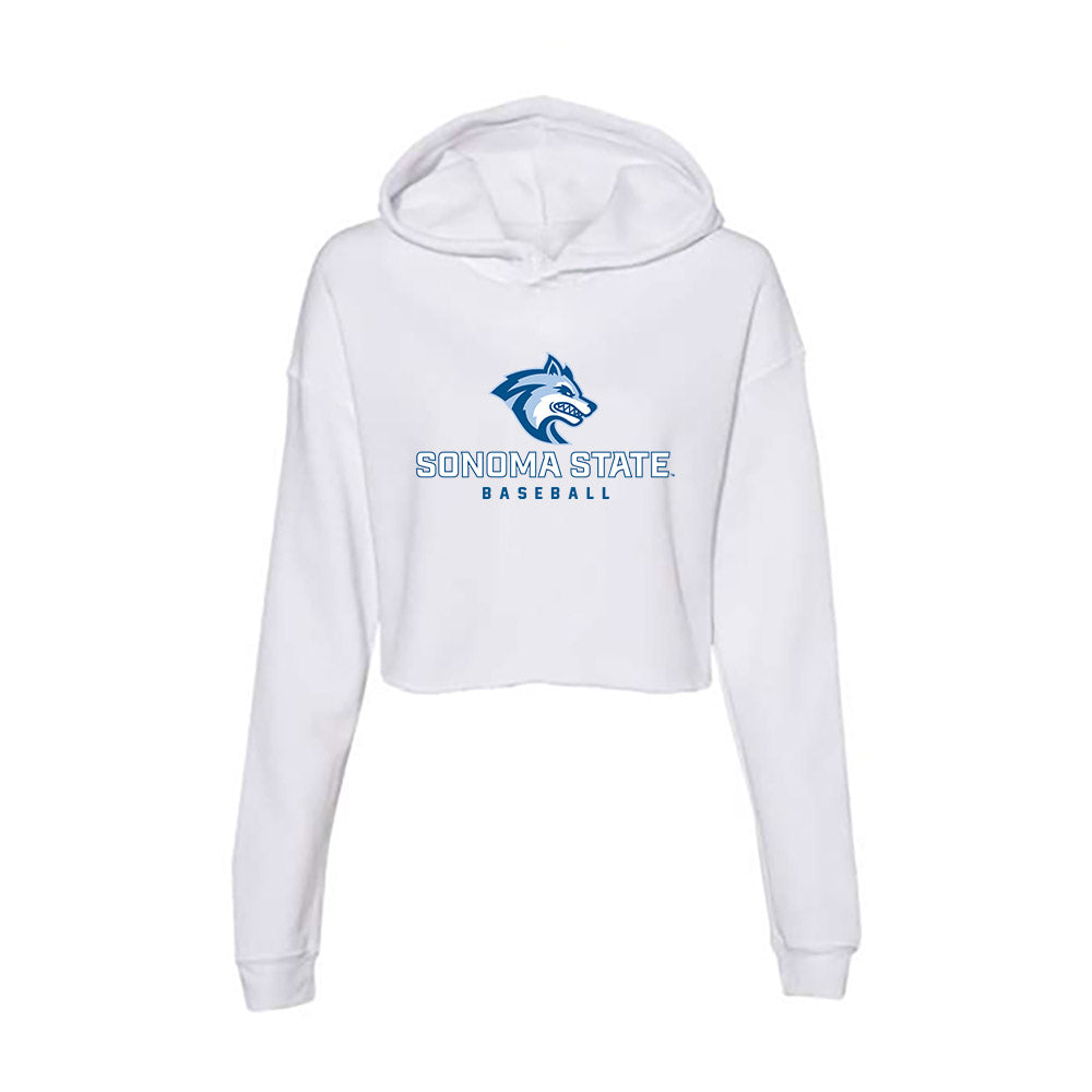 SSU - NCAA Baseball : Marcellus Henry - Women's Crop Fleece Hoodie-0