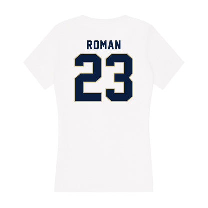 Akron - NCAA Men's Soccer : Jack Roman - Women's V-Neck T-Shirt-1