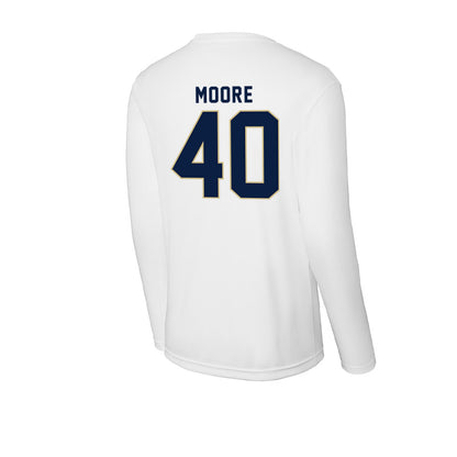 Akron - NCAA Baseball : David Moore - Activewear Long Sleeve T-Shirt