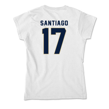 Akron - NCAA Women's Swimming & Diving : Alanis Santiago - Soft Style Women’s T-Shirt-1