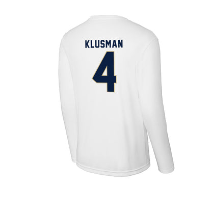 Akron - NCAA Women's Volleyball : Ruby Klusman - Activewear Long Sleeve T-Shirt-1