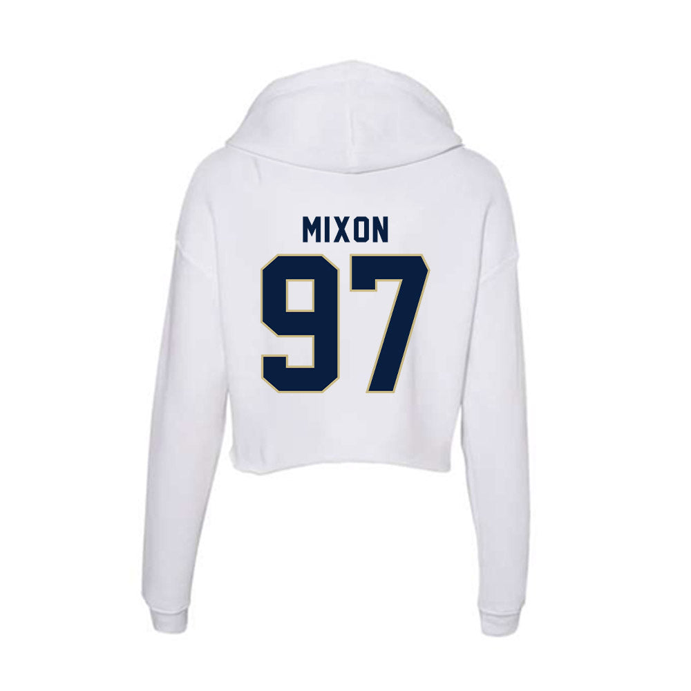 Akron - NCAA Football : Jon'Trell Mixon - Women's Crop Fleece Hoodie-1