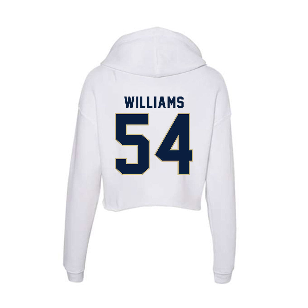 Akron - NCAA Football : Tyhler Williams - Women's Crop Fleece Hoodie-1