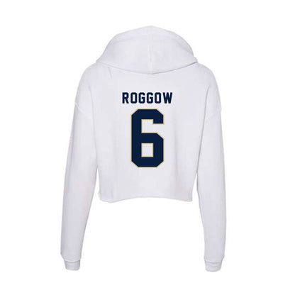 Akron - NCAA Football : Brayden Roggow - Women's Crop Fleece Hoodie-1