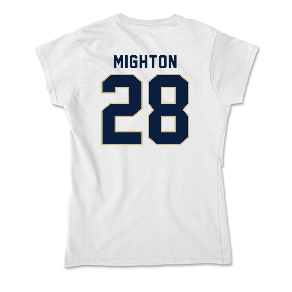 Akron - NCAA Baseball : LA Mighton - Soft Style Women’s T-Shirt-1