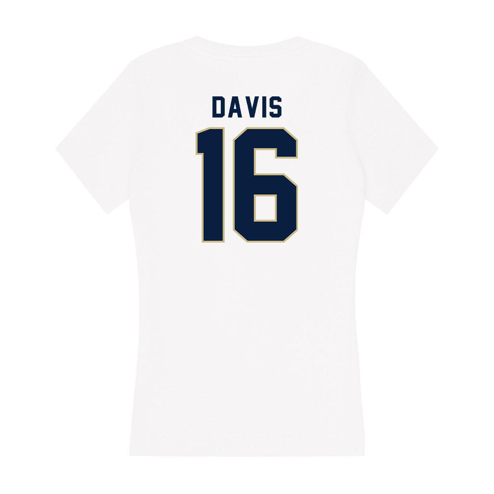 Akron - NCAA Football : Paul Davis - Women's V-Neck T-Shirt-1