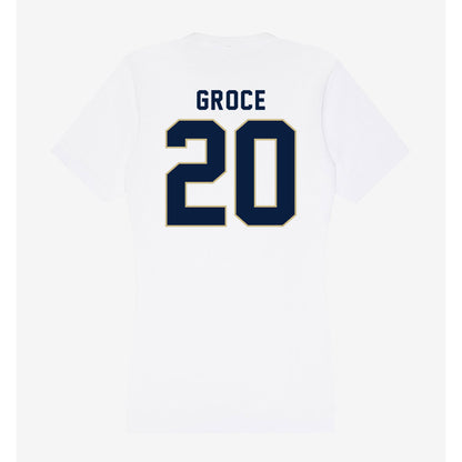 Akron - NCAA Baseball : Garrett Groce - Women's V-Neck T-Shirt-1