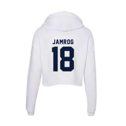 Akron - NCAA Softball : Madison Jamrog - Women's Crop Fleece Hoodie-1