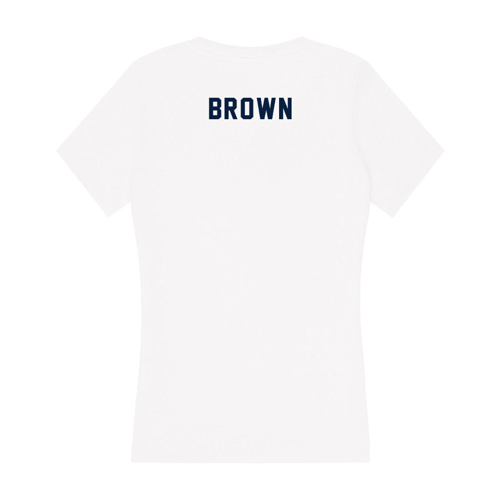 Akron - NCAA Men's Tennis : Kyle Brown - Women's V-Neck T-Shirt-1