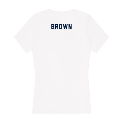 Akron - NCAA Men's Tennis : Kyle Brown - Women's V-Neck T-Shirt-1