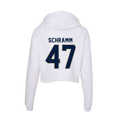 Akron - NCAA Football : Matt Schramm - Women's Crop Fleece Hoodie-1