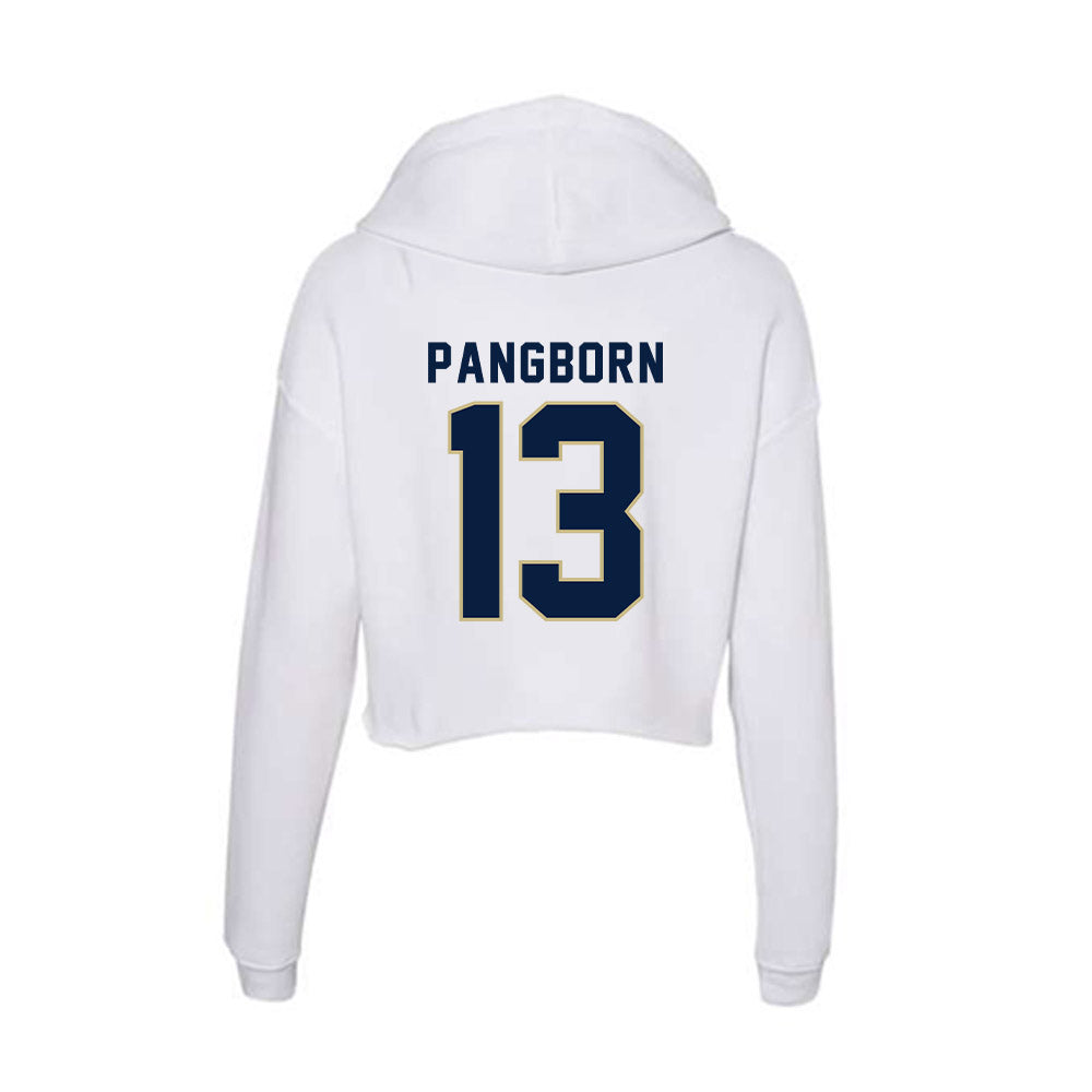 Akron - NCAA Baseball : Ty Pangborn - Women's Crop Fleece Hoodie-1