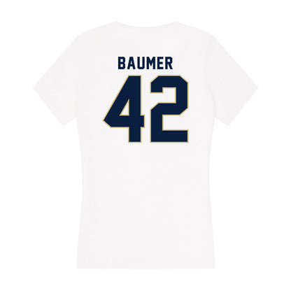 Akron - NCAA Women's Lacrosse : Katie Baumer - Women's V-Neck T-Shirt-1