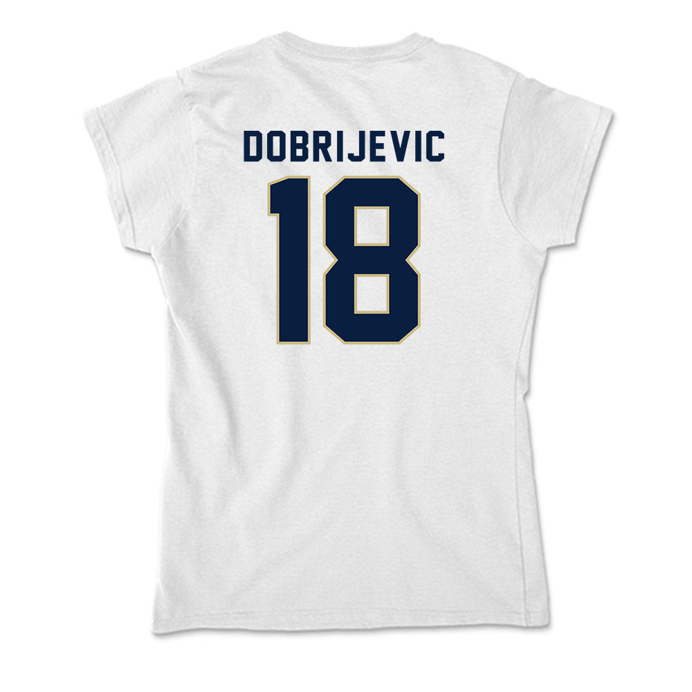 Akron - NCAA Men's Soccer : Stefan Dobrijevic - Soft Style Women’s T-Shirt-1