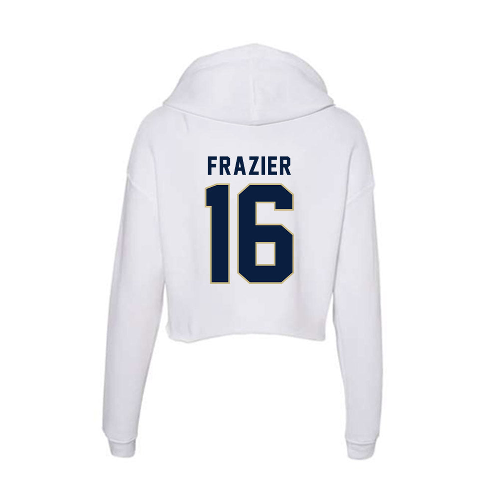Akron - NCAA Football : Dahvon Frazier - Women's Crop Fleece Hoodie-1