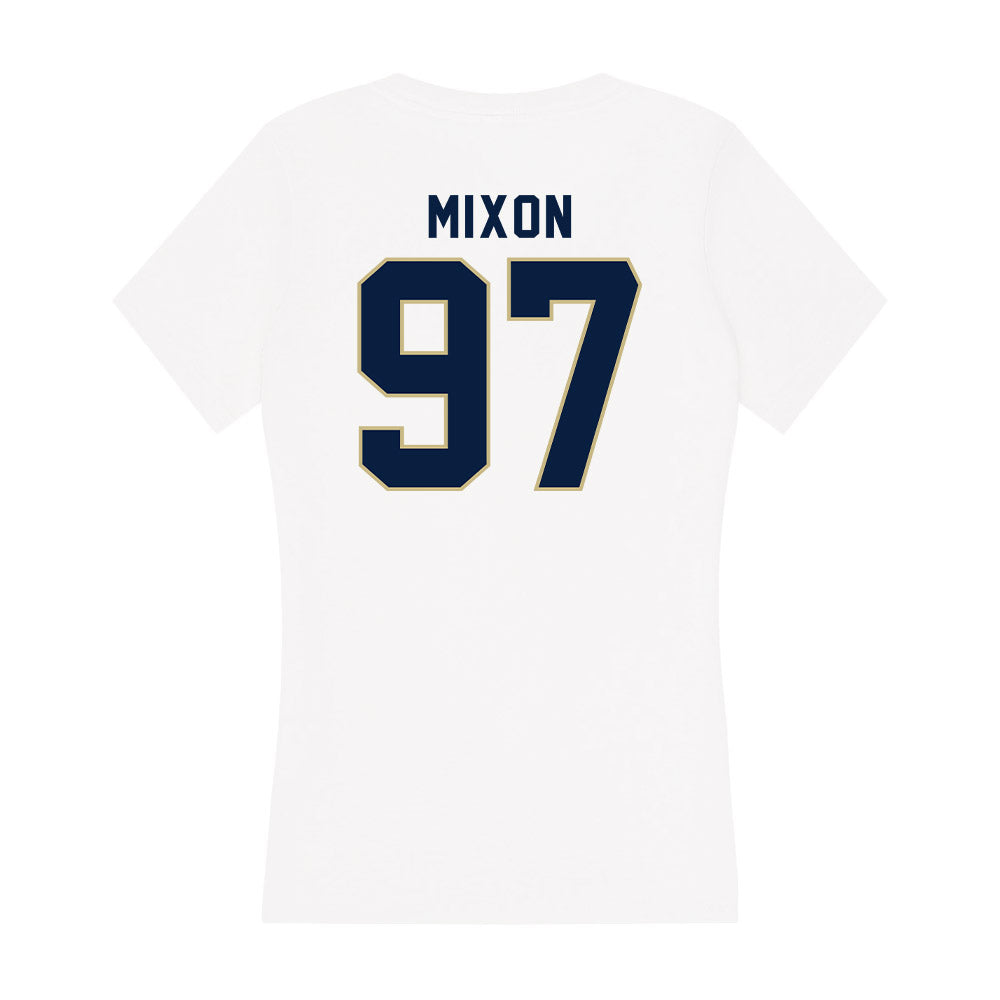 Akron - NCAA Football : Jon'Trell Mixon - Women's V-Neck T-Shirt-1