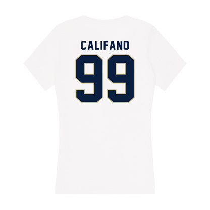 Akron - NCAA Women's Lacrosse : Adrianna Califano - Women's V-Neck T-Shirt-1