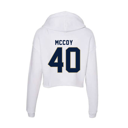 Akron - NCAA Football : Bryan McCoy - Women's Crop Fleece Hoodie-1