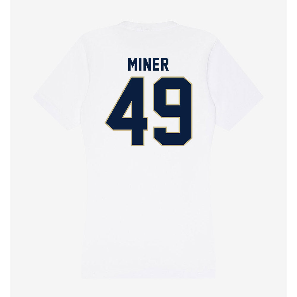 Akron - NCAA Football : Frank Miner - Women's V-Neck T-Shirt-1