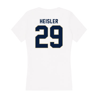 Akron - NCAA Baseball : Will Heisler - Women's V-Neck T-Shirt-1