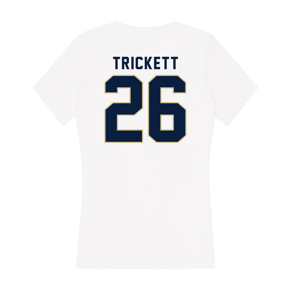 Akron - NCAA Women's Lacrosse : Antonia Trickett - Women's V-Neck T-Shirt-1