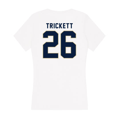 Akron - NCAA Women's Lacrosse : Antonia Trickett - Women's V-Neck T-Shirt-1