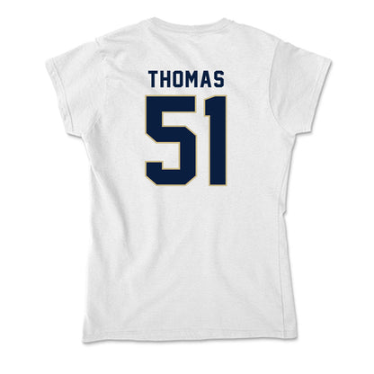 Akron - NCAA Football : DQ Thomas - Soft Style Women’s T-Shirt-1