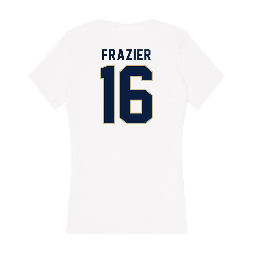 Akron - NCAA Football : Dahvon Frazier - Women's V-Neck T-Shirt-1