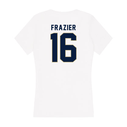 Akron - NCAA Football : Dahvon Frazier - Women's V-Neck T-Shirt-1