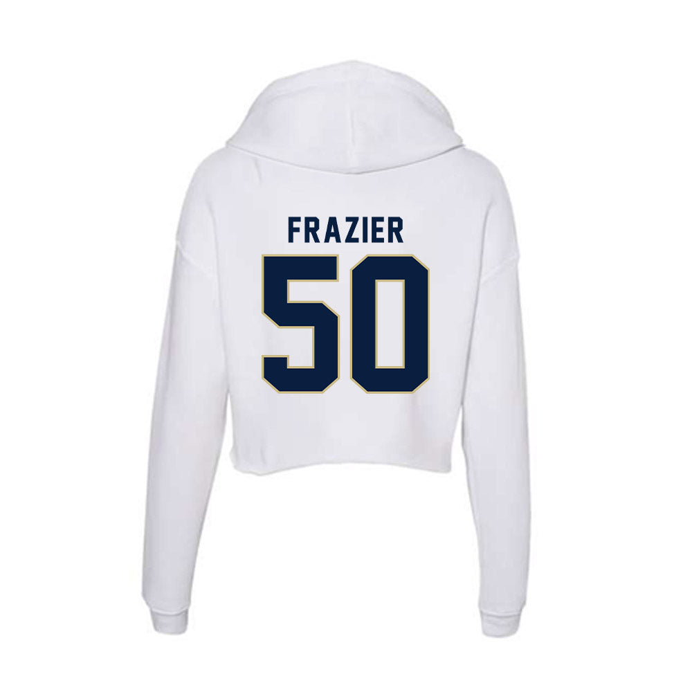Akron - NCAA Football : Jahvon Frazier - Women's Crop Fleece Hoodie-1