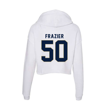 Akron - NCAA Football : Jahvon Frazier - Women's Crop Fleece Hoodie-1
