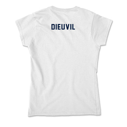 Akron - NCAA Men's Track & Field : Jean Dieuvil - Soft Style Women’s T-Shirt-1