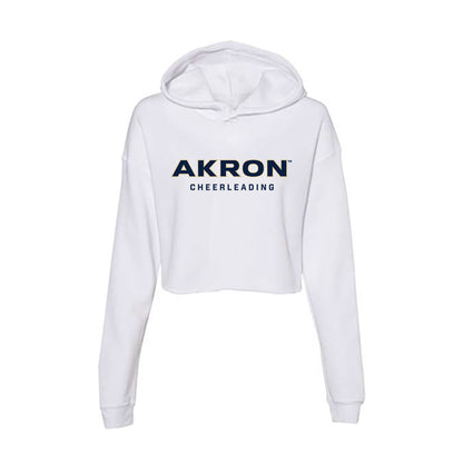 Akron - NCAA Cheerleading : Isabella Hartz - Women's Crop Fleece Hoodie-0