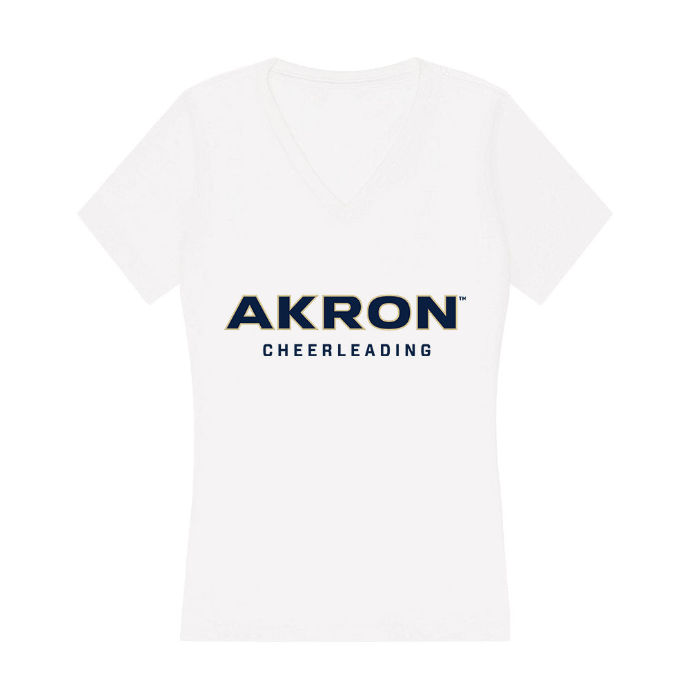 Akron - NCAA Cheerleading : Emma Barnes - Women's V-Neck T-Shirt-0