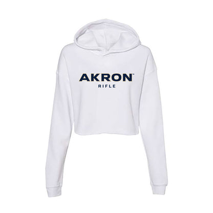 Akron - NCAA Rifle : Sally Reeke - Women's Crop Fleece Hoodie-0