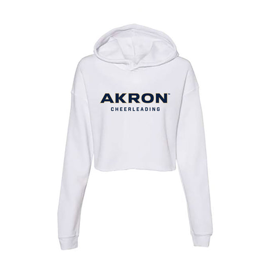Akron - NCAA Cheerleading : Zak Robinson - Women's Crop Fleece Hoodie-0