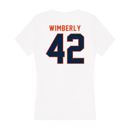UTSA - NCAA Football : Daemian Wimberly - Women's V-Neck T-Shirt-1