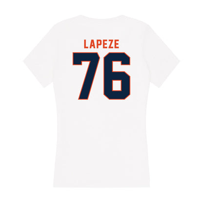 UTSA - NCAA Football : Luke Lapeze - Women's V-Neck T-Shirt-1