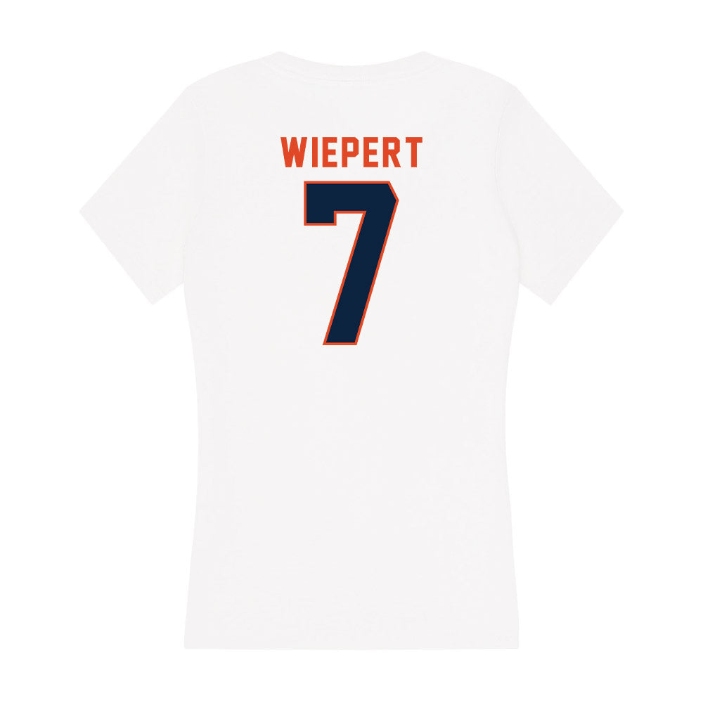 UTSA - NCAA Women's Volleyball : makenna wiepert - Women's V-Neck T-Shirt-1